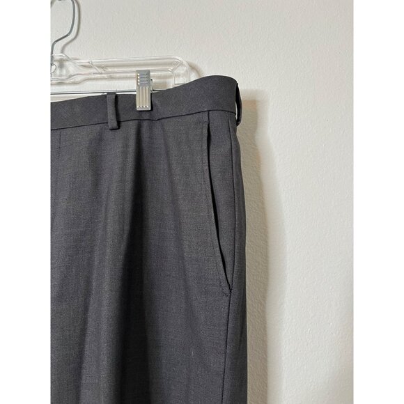 Stafford‎ Mens Gray Dress Pants 36x29 Polyester/Viscose Blend - Picture 3 of 5